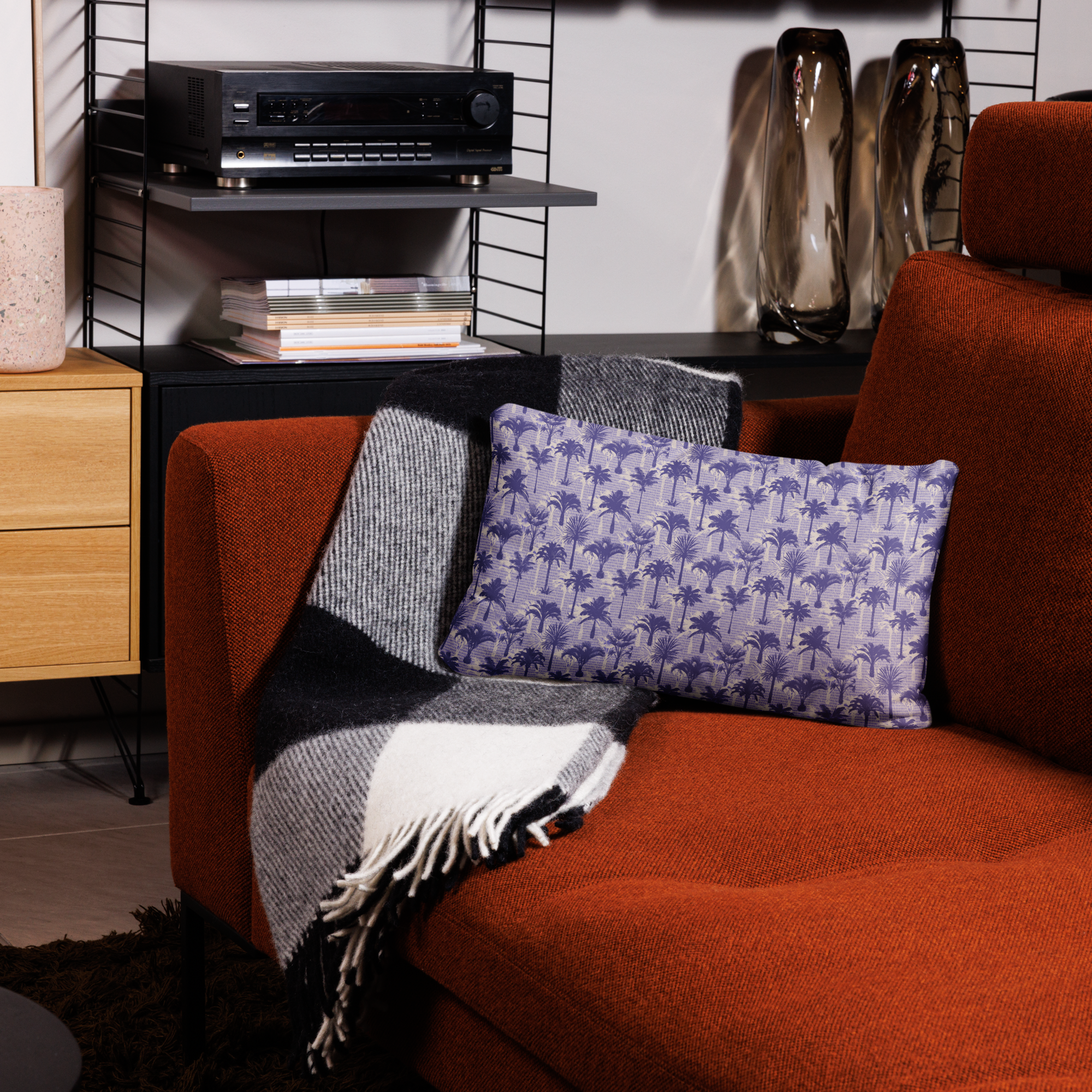 Blue Palms - Pillow Case