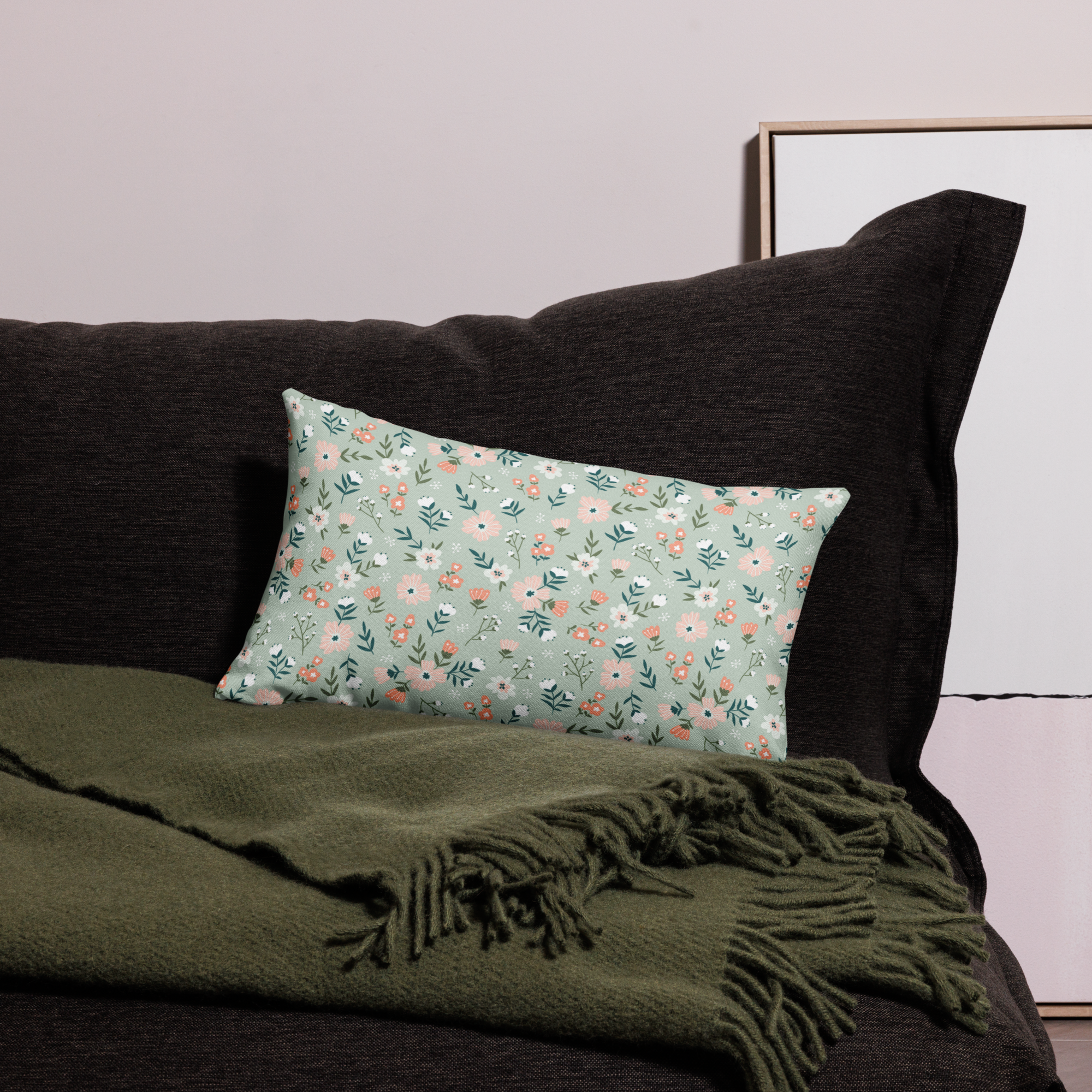 Petal Mint - Premium Pillow Case