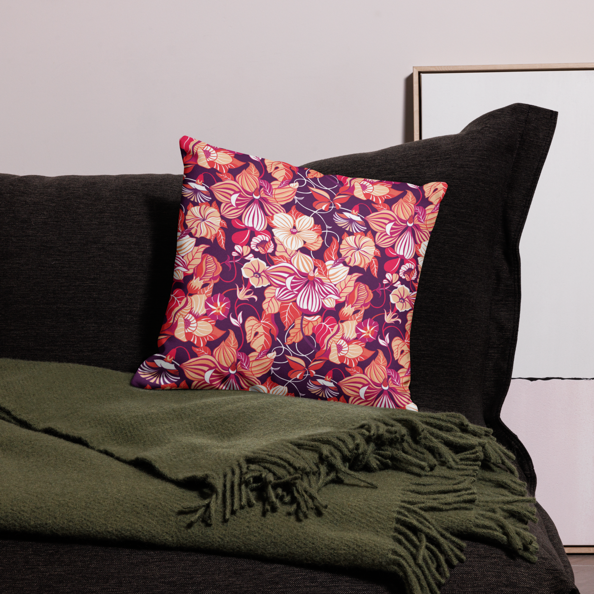 Pink Blossom - Premium Pillow Case